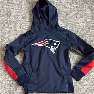 Patriots Navy Hoodie with Red and White Logo